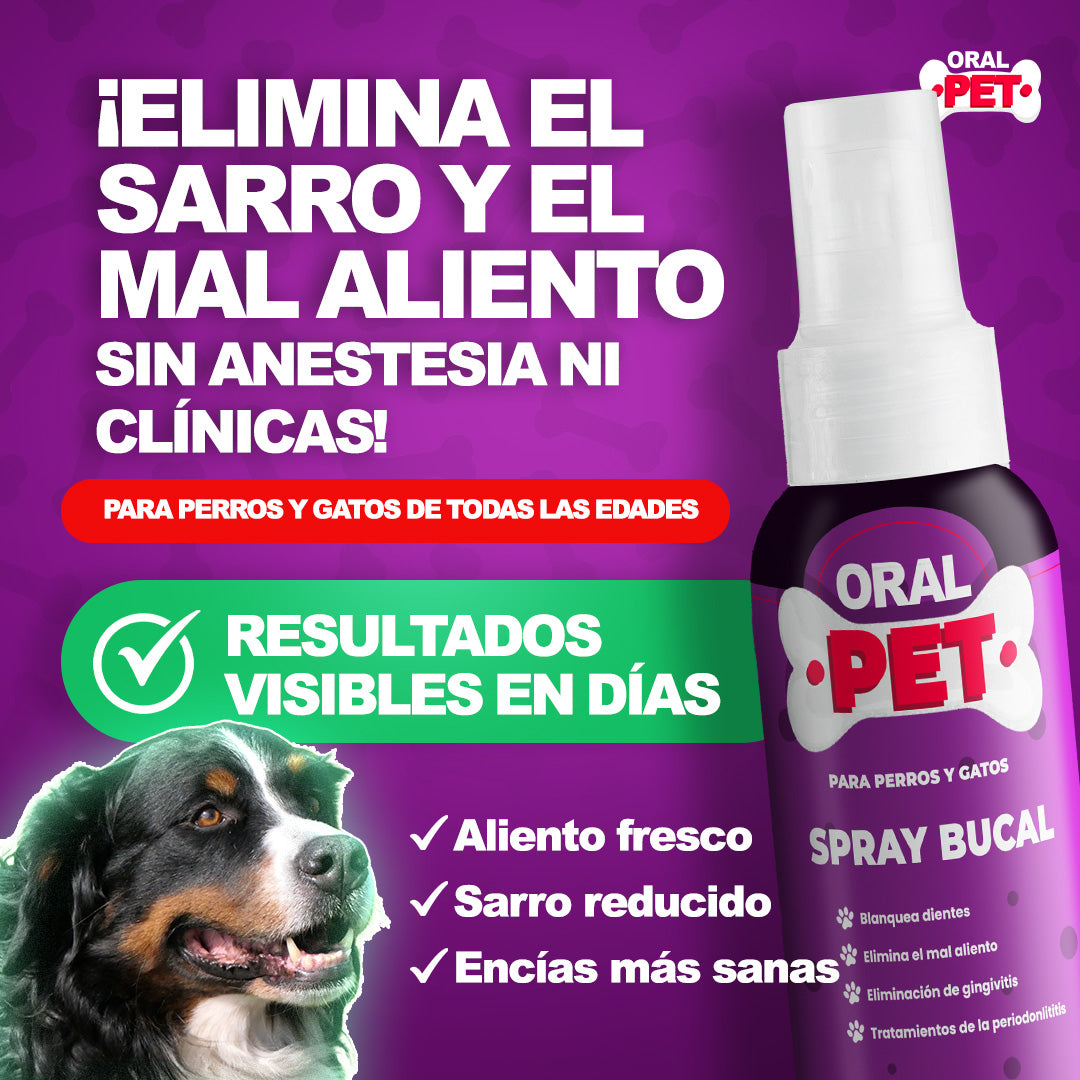 OralPet - Spray Bucal Limpiador para Mascotas (100ml)